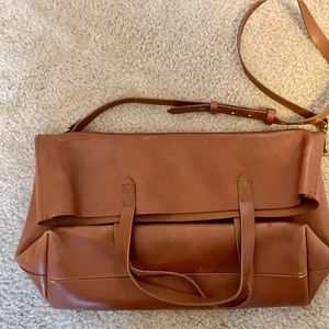 Madewell Foldover Transport Tote NWT